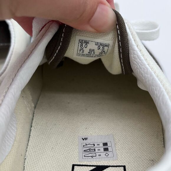 Vans ERA (Utility Pop) Blanc De Blanc Shoes Size 8 Mens & 9.5 Women's - Picture 5 of 7